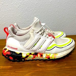 Adidas WMNS Ultraboost Winter.rdy White Lime Pink Size 7.5